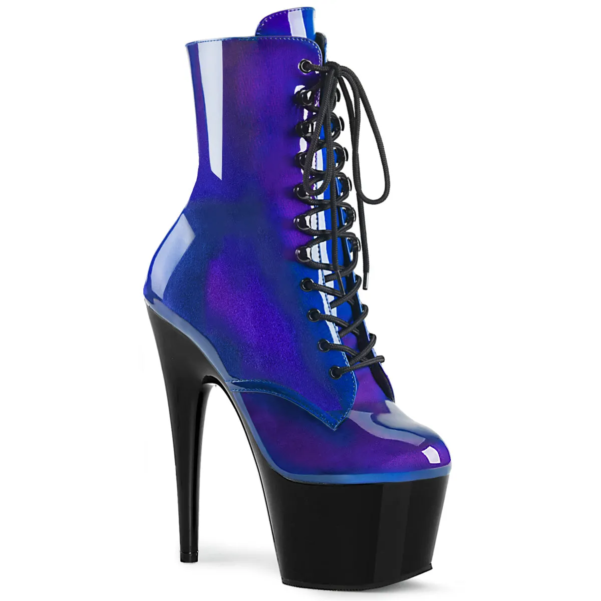 ADORE-1020SHG Pleaser Blue/Purple Sexy Platform Shoes (Pole Dancing Heels)