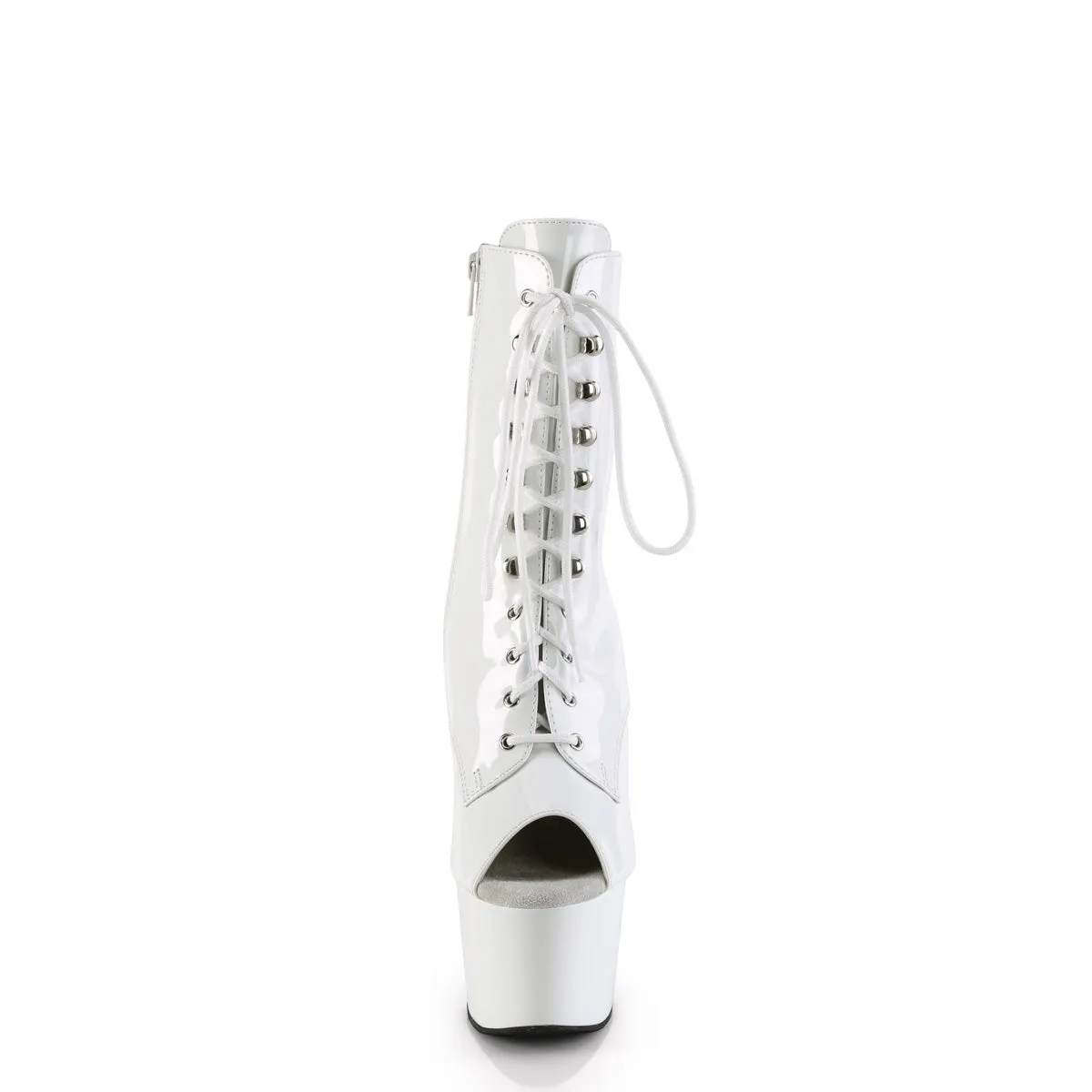 ADORE-1021 Pleaser White Patent Sexy Platform Shoes (Pole Dancing Heels)