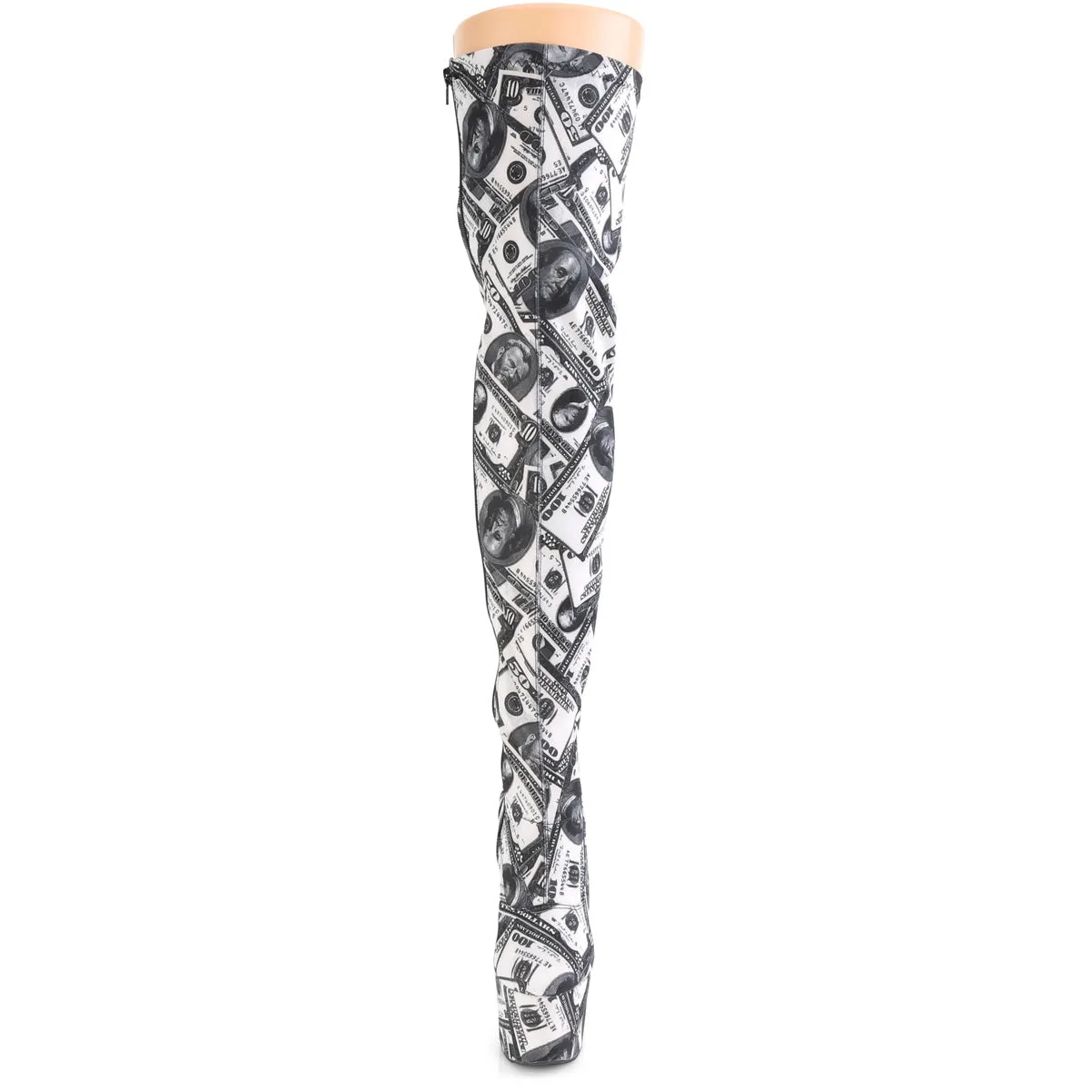 ADORE-3000DP Pleaser White & Black Sexy Platform Shoes (Pole Dancing Heels)