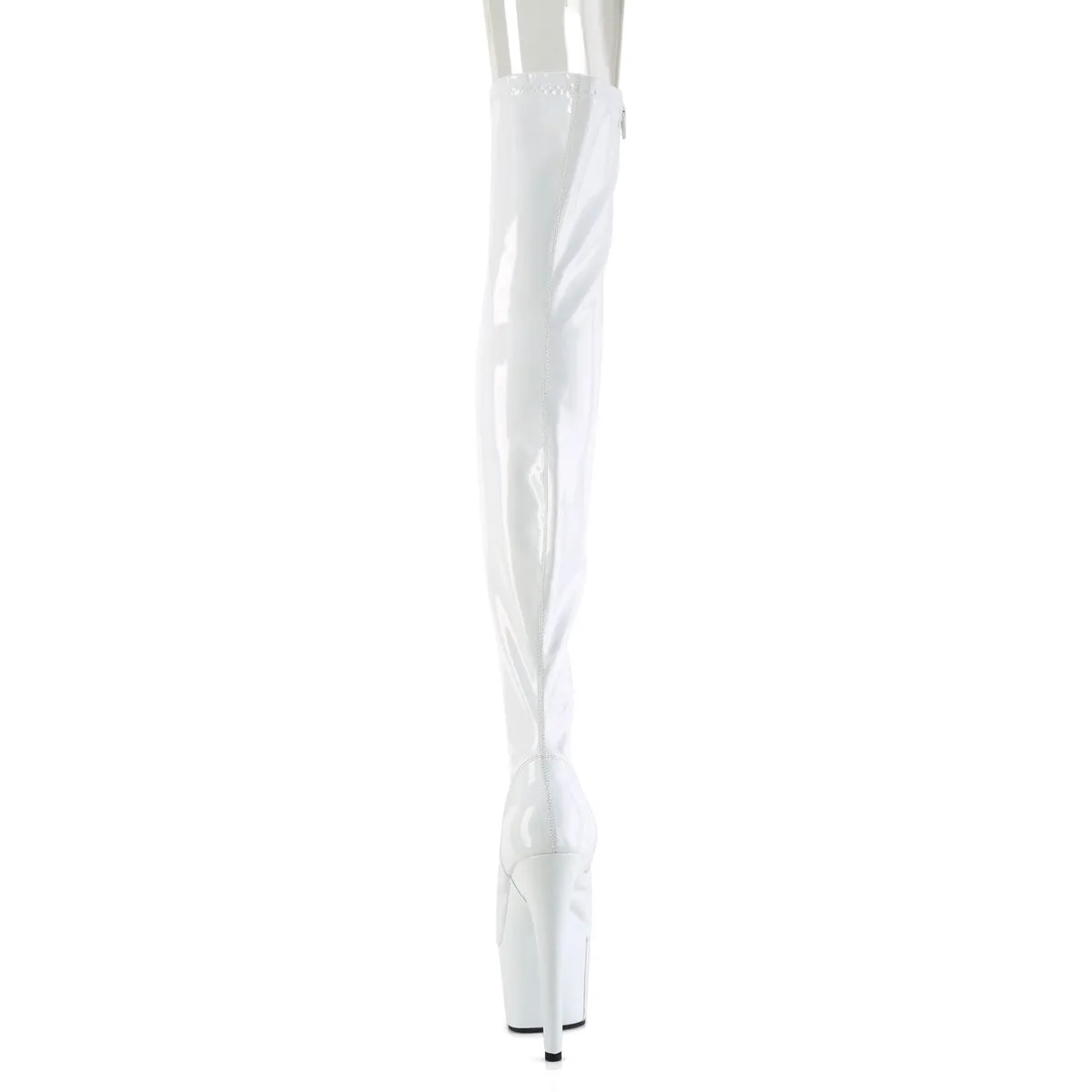 ADORE-3011HWR Pleaser White Sexy Platform Shoes (Pole Dancing Heels)