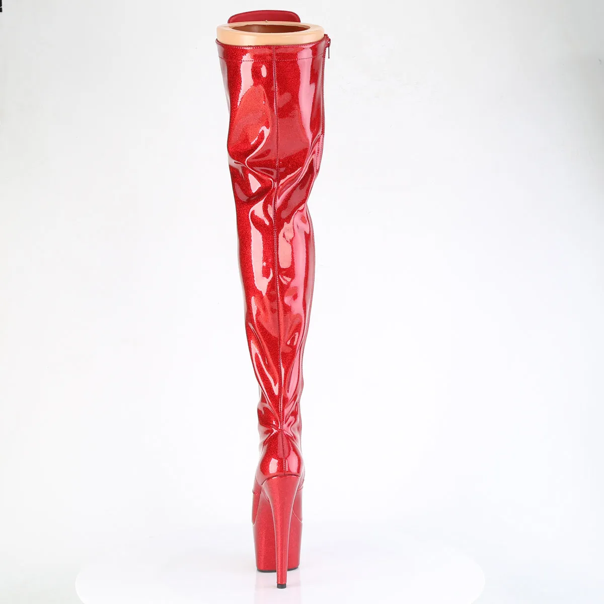ADORE-3020GP Pleaser Red Glitter Sexy Platform Shoes (Pole Dancing Heels)