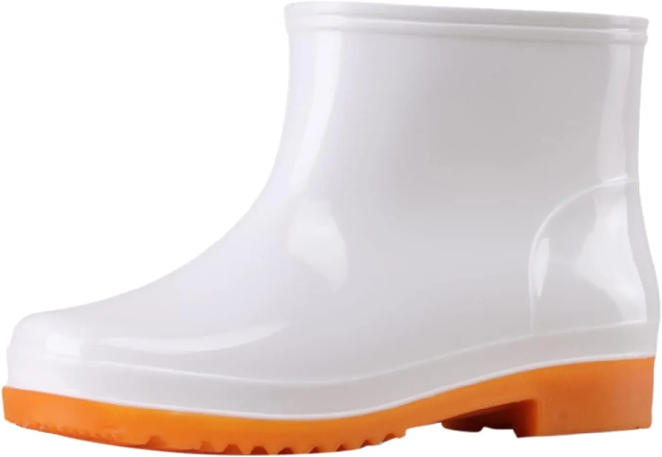 AMDBEL Rain Boots for Women, Women's Mid Calf Rain Boots Waterproof Garden Shoes Rubber Anti-Slipping Rain boots for Ladies