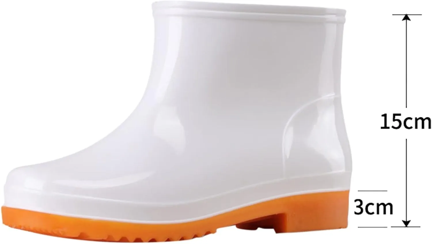 AMDBEL Rain Boots for Women, Women's Mid Calf Rain Boots Waterproof Garden Shoes Rubber Anti-Slipping Rain boots for Ladies