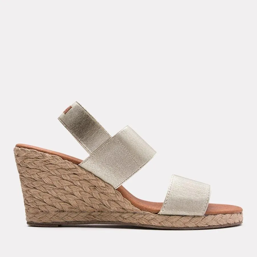 Andre Assous Allison Linen Espadrille Wedge
