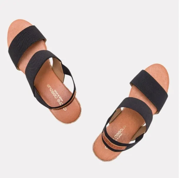 Andre Assous Allison Linen Espadrille Wedge