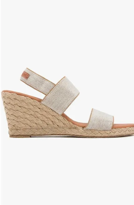Andre Assous Allison Linen Espadrille Wedge