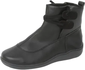 Ankle Boots for Women, Comfortable Casual Round Toe Lace-Up Damping Flat Boots Vintage Waterproof Walking Fall Boots