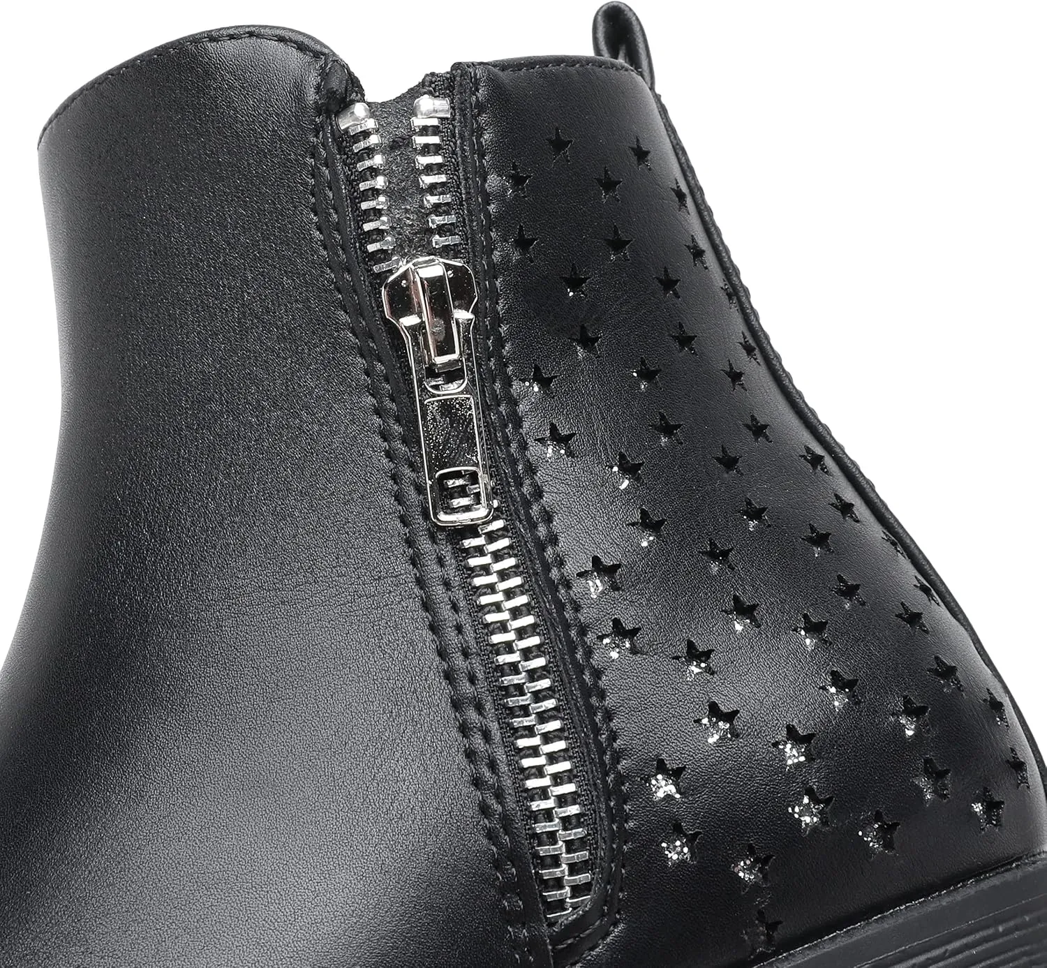 Apakowa Kids Girls Ankle Boots With Side Zipper Dress Bootie (Toddler/Little Kid/Big Kid)