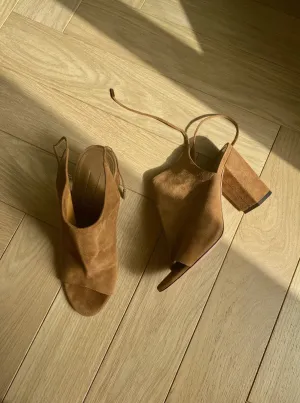 AQUAZZURA Suede Heels Size 38.5