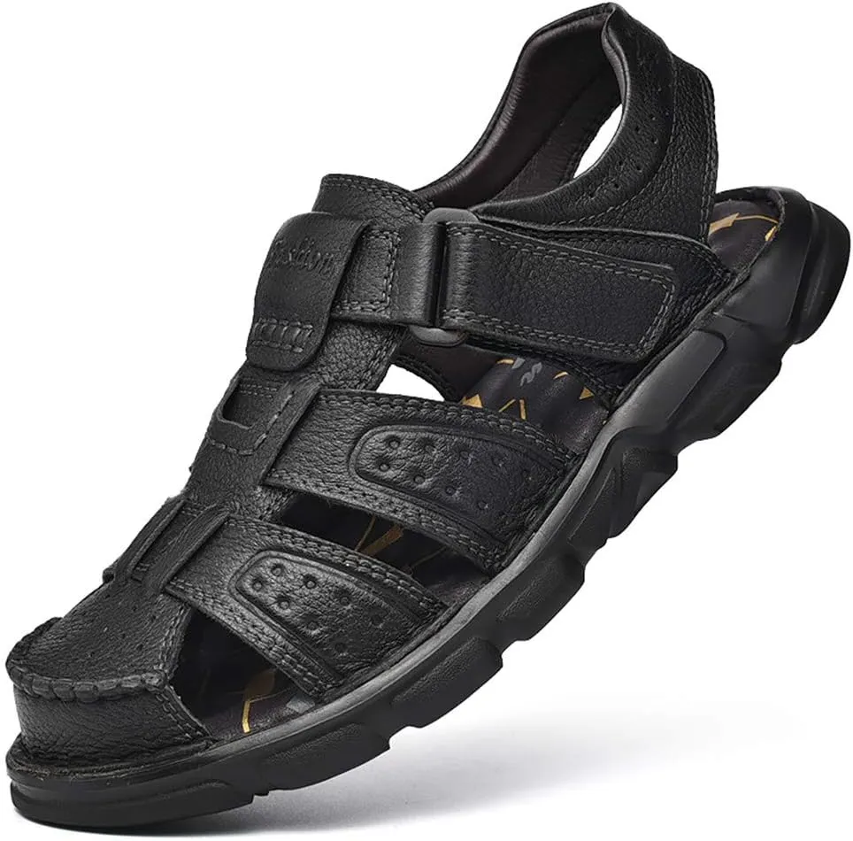 Asifn Mens Summer Breathable Sports Sandals Male Fisherman Beach Hollow Sneakers Hiking Walking Shoes