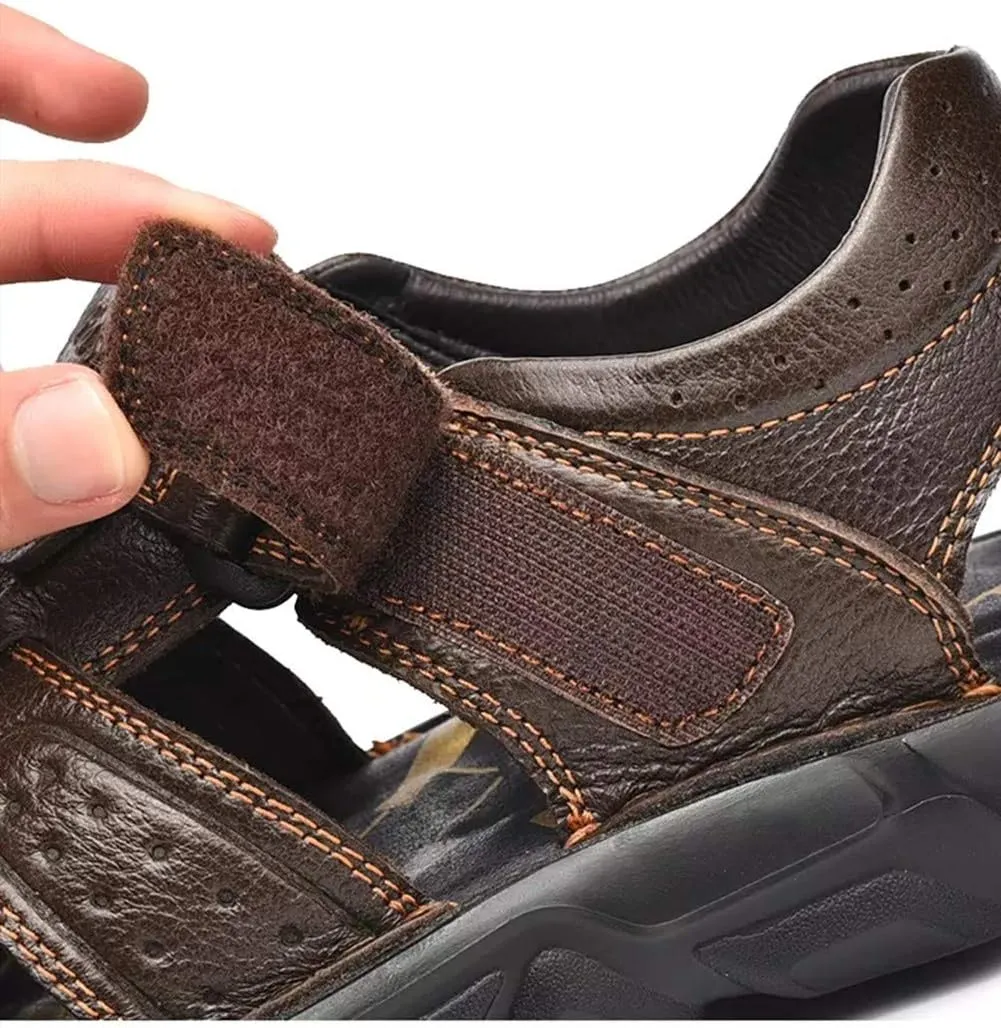 Asifn Mens Summer Breathable Sports Sandals Male Fisherman Beach Hollow Sneakers Hiking Walking Shoes