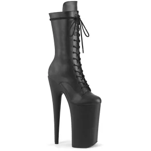 BEYOND-1050WR Pleaser Black Faux Leather Sexy Platform Shoes (Pole Dancing Heels)