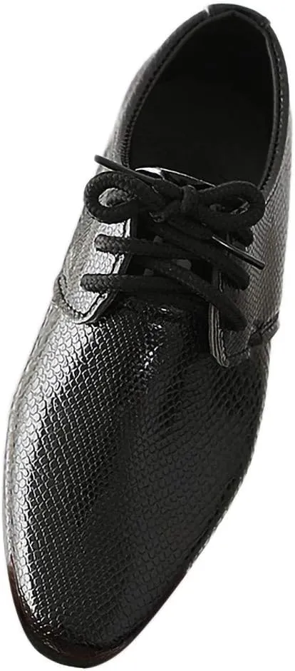 Boys Derb?? Leather Dress Shoes Pointed Toe Oxford L??ce Up Part?? Performance Prom British Style Footwear for Kids