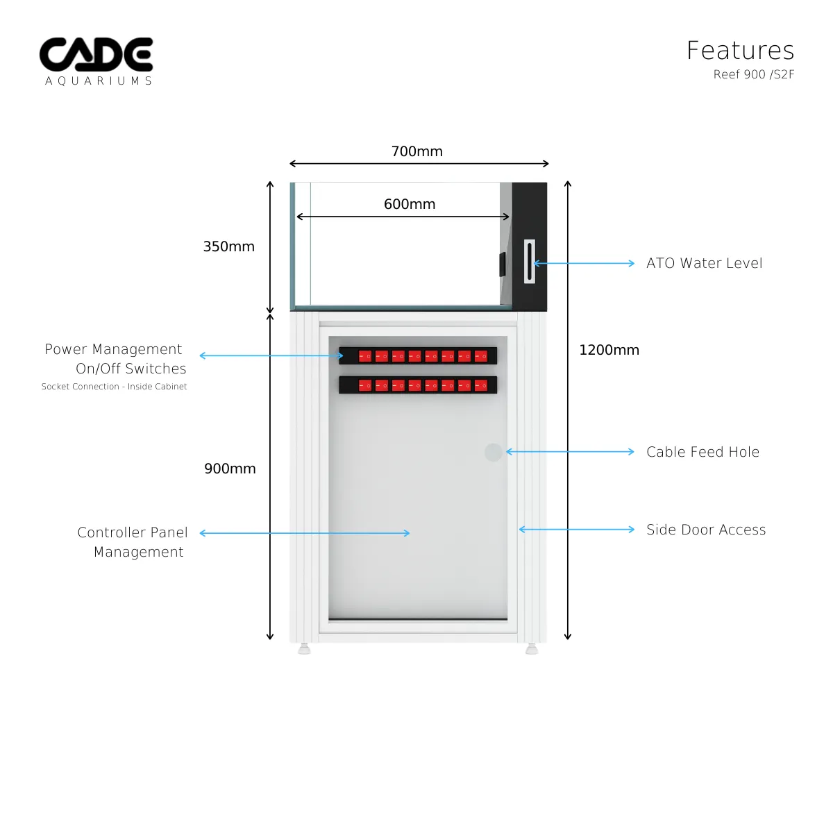 CADE Reef Frag S2/f 900
