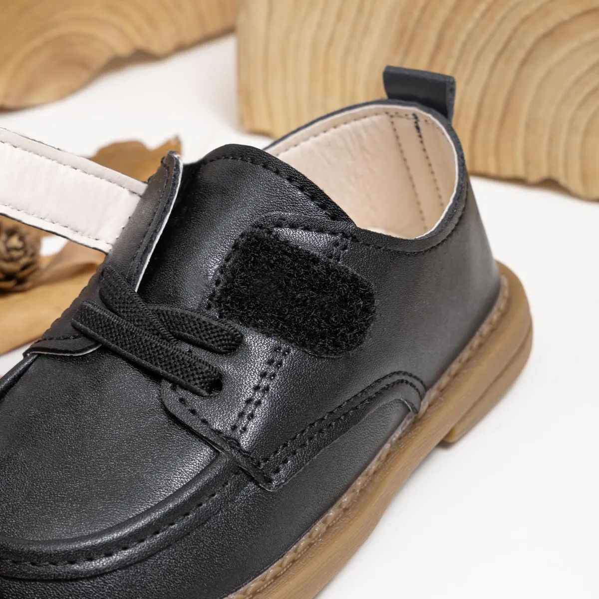Casazoe Infant Baby Boys Girls Oxford Shoes PU Leather Wedding Loafers Brogue Toddler Baptism Dress Shoes First Steps Walking Flat Lazy Crib Shoe