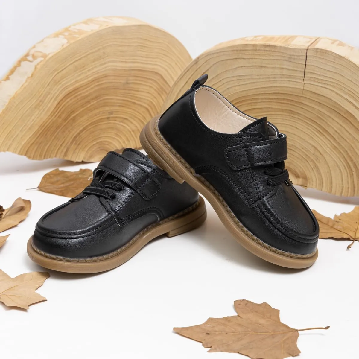 Casazoe Infant Baby Boys Girls Oxford Shoes PU Leather Wedding Loafers Brogue Toddler Baptism Dress Shoes First Steps Walking Flat Lazy Crib Shoe