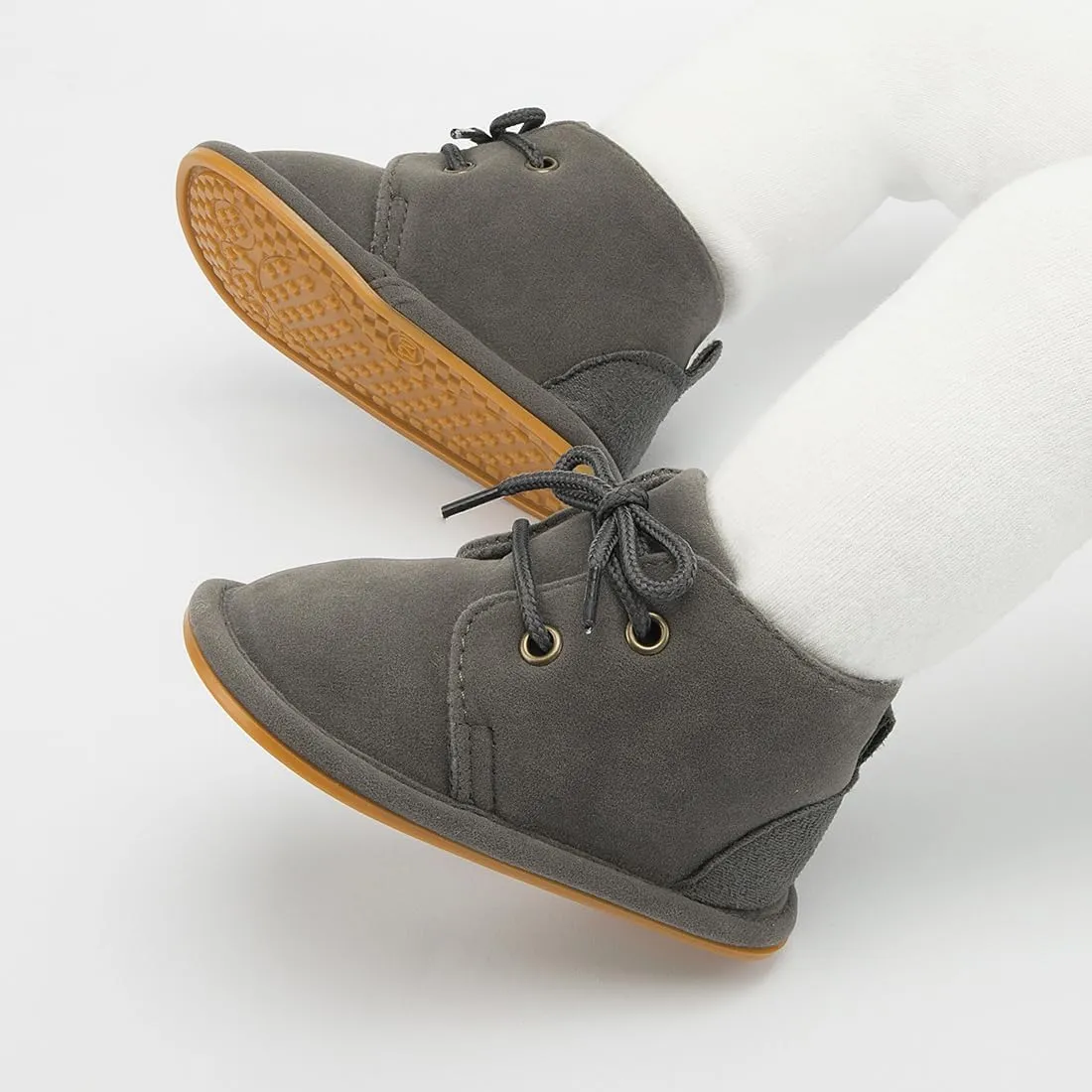 Casazoe Infant Baby Boys Girls Oxford Shoes PU Leather Wedding Loafers Brogue Toddler Baptism Dress Shoes First Steps Walking Flat Lazy Crib Shoe