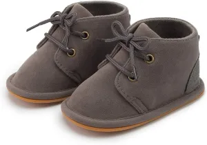 Casazoe Infant Baby Boys Girls Oxford Shoes PU Leather Wedding Loafers Brogue Toddler Baptism Dress Shoes First Steps Walking Flat Lazy Crib Shoe