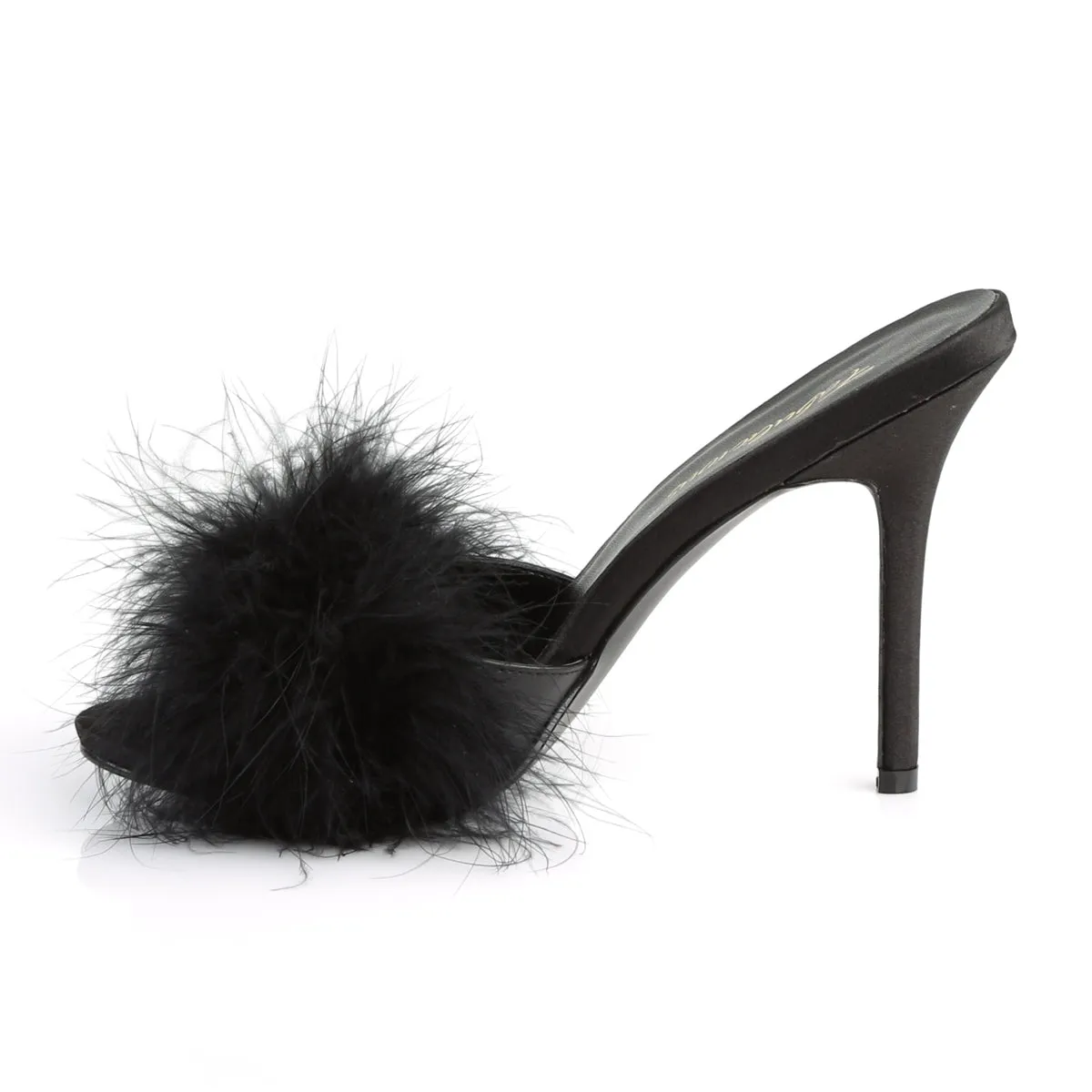 CLASSIQUE-01F Fabulicious 4" Classique Black PU Sexy Shoes (High Heels)