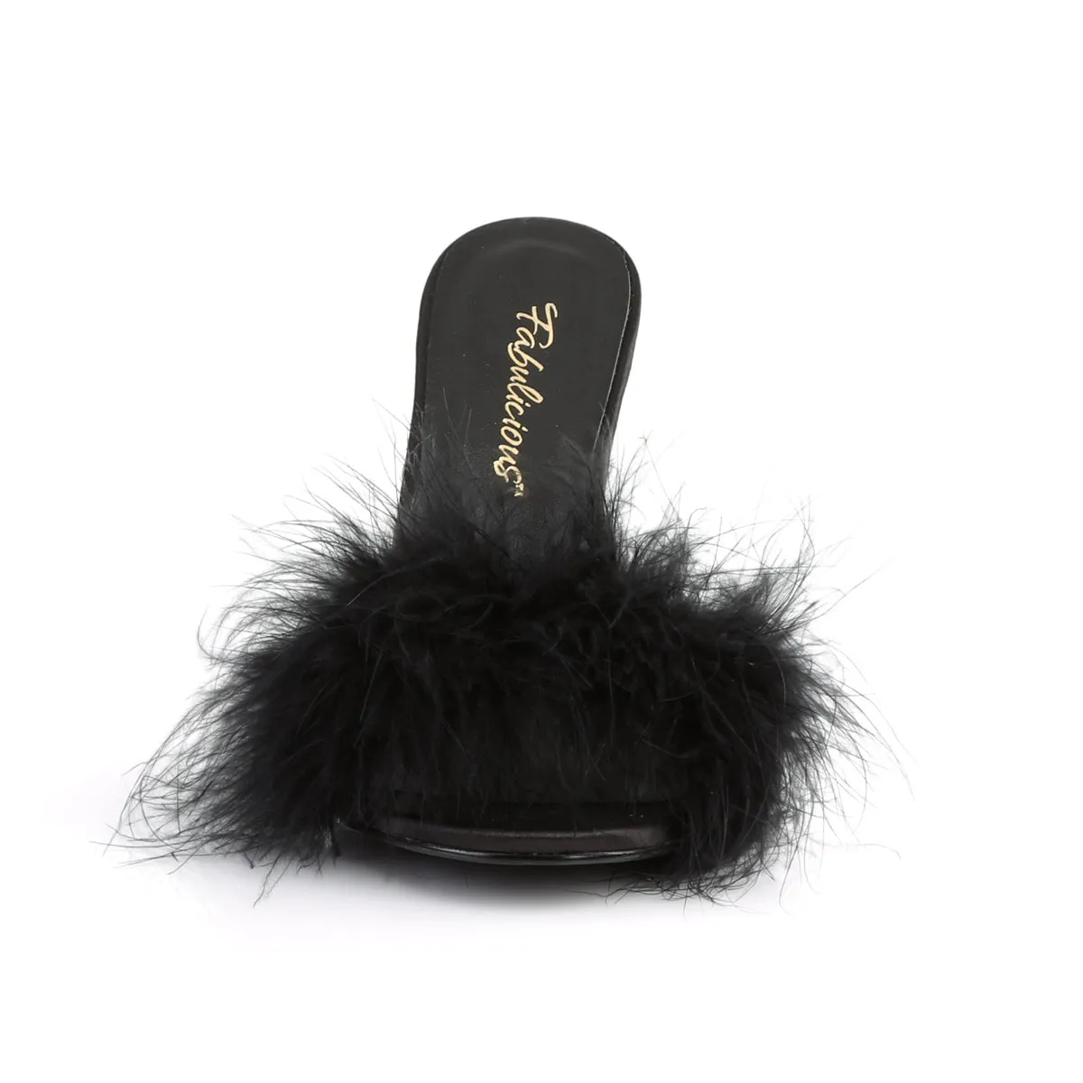 CLASSIQUE-01F Fabulicious 4" Classique Black PU Sexy Shoes (High Heels)