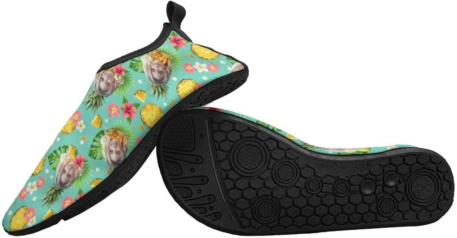 Custom Water Shoes Quick Dry Swim Aqua Barefoot Socks for Women Men Camping