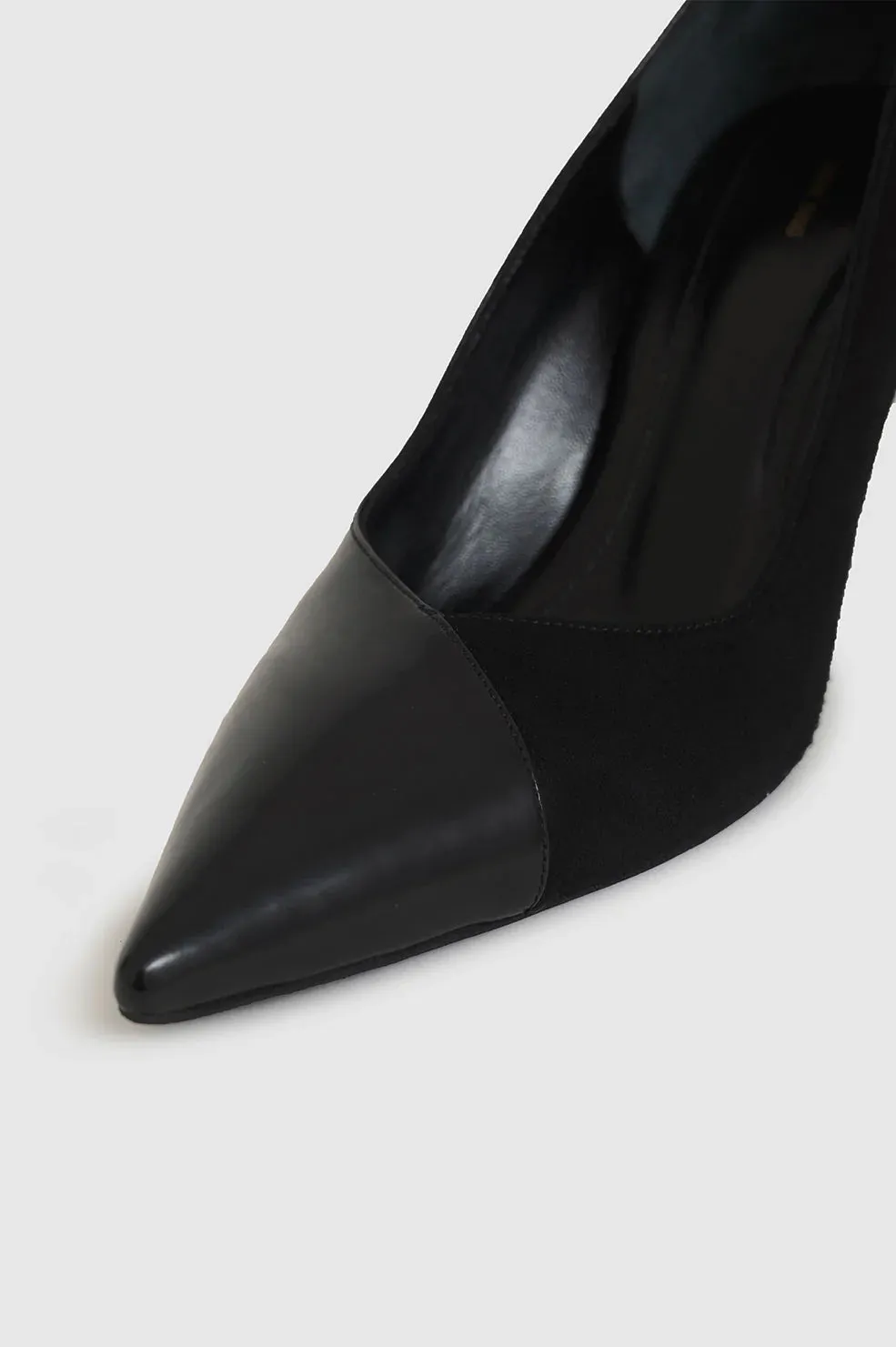 Devon Pumps High Shine And Matte Black