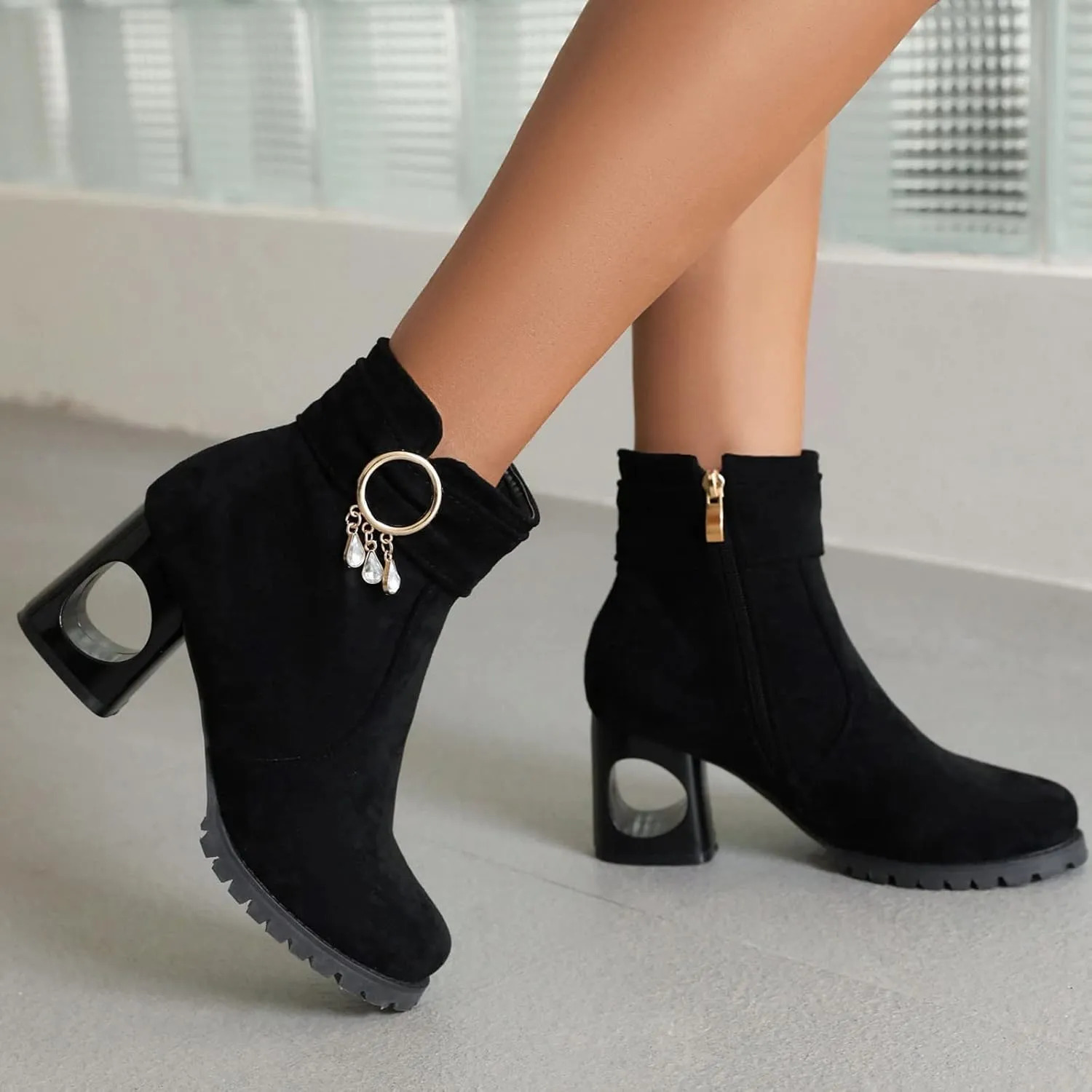 Fall Boots for Women 2024 Ankle Flat Booties for Women 2024 Black Leather Boots Men Mens Casual Boot Closed Back Lightweight Breathable Low Heel Comfortable Pointed Toe