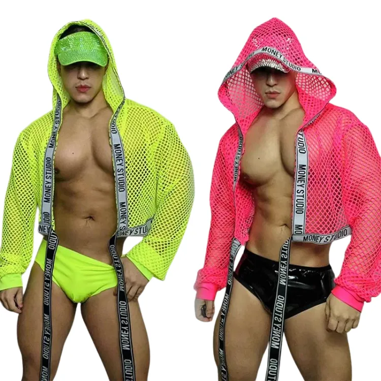 Fluorescent Sexy Hood Gogo Set