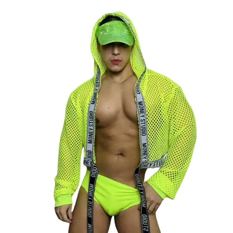Fluorescent Sexy Hood Gogo Set