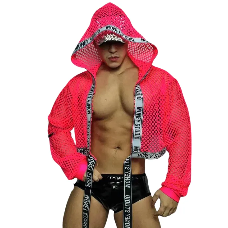 Fluorescent Sexy Hood Gogo Set