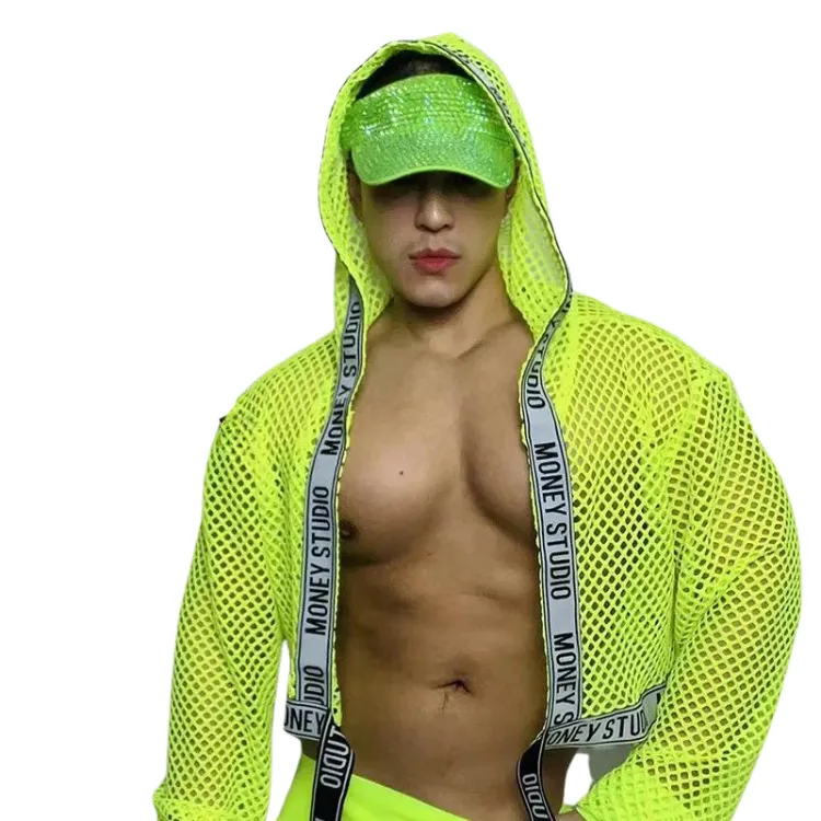 Fluorescent Sexy Hood Gogo Set
