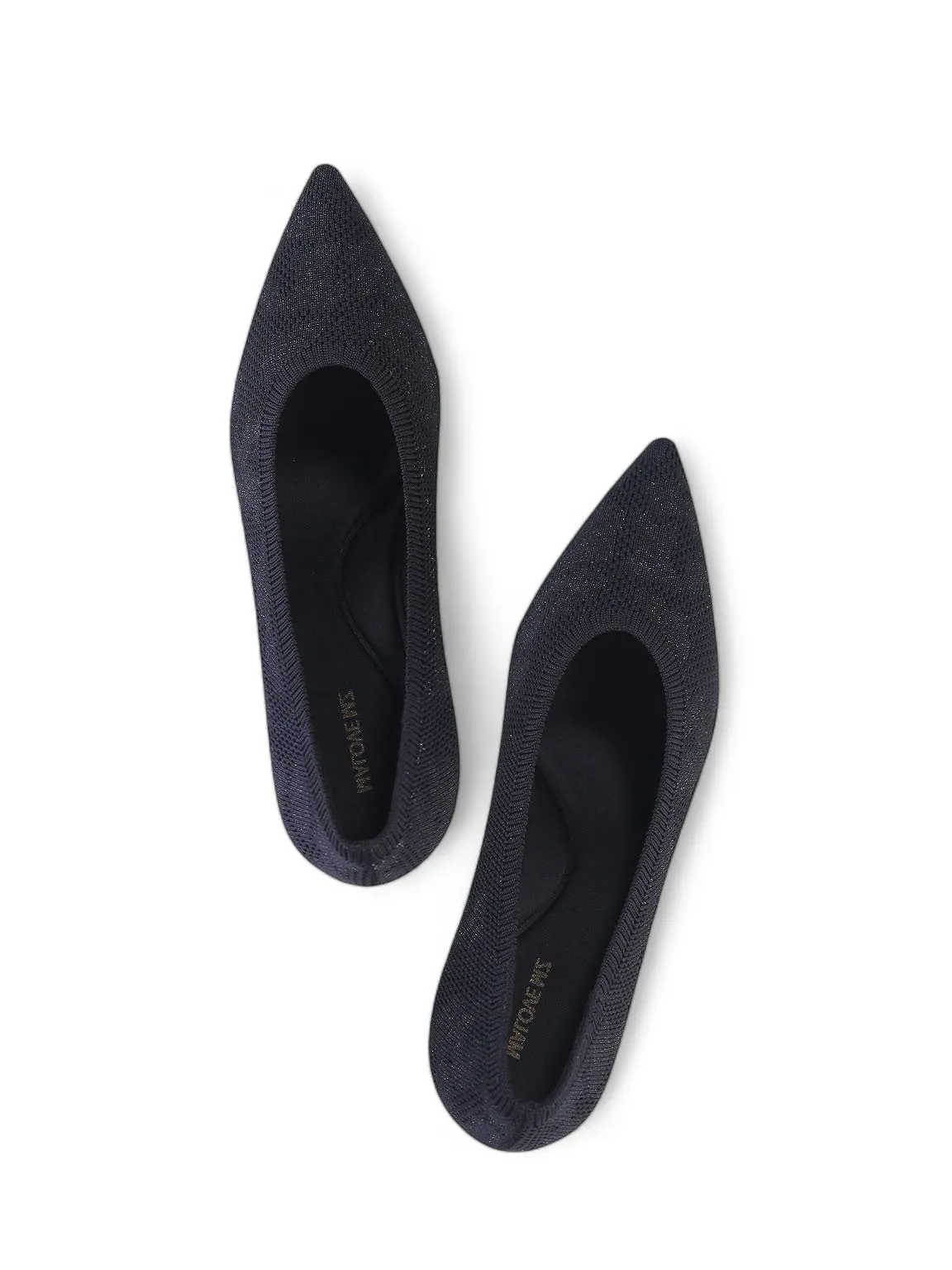 High Street Embroidery Heel Pumps