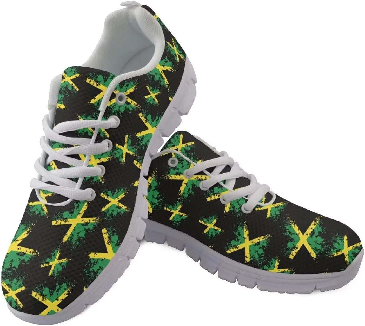 KEIAHUAN Womens Walking Shoes Mesh Running Shoes Lace Up Fashion Sport Gym Jogging Tennis Shoes