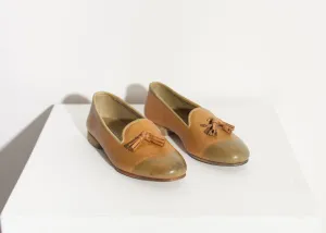Leather Loafer in Lime - More Choice