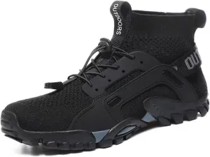 Men's Lightweight Breathable Trekking Shoes Outdoor Fishing Upstream Beach River Mountain Camping Hiking Shoes Sport Shoes for Men