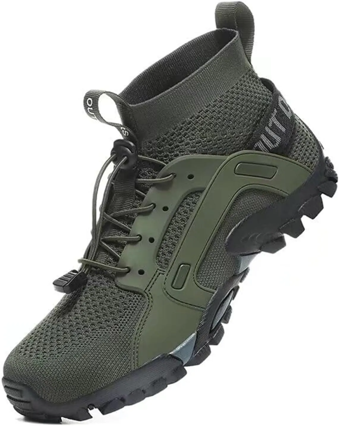 Men's Lightweight Breathable Trekking Shoes Outdoor Fishing Upstream Beach River Mountain Camping Hiking Shoes Sport Shoes for Men