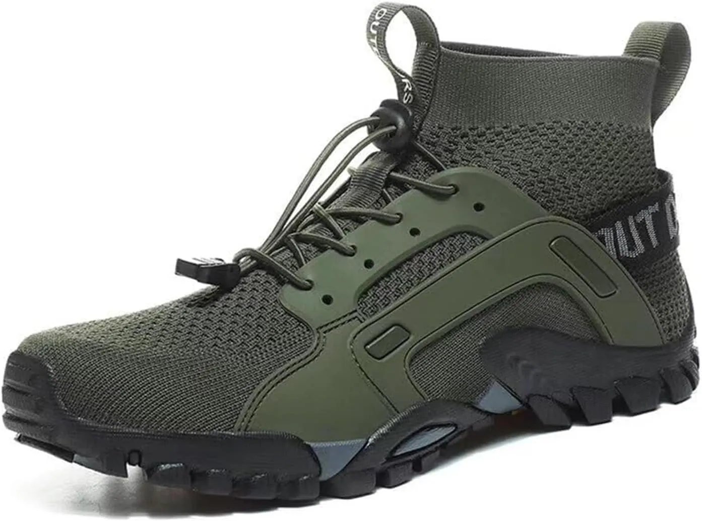 Men's Lightweight Breathable Trekking Shoes Outdoor Fishing Upstream Beach River Mountain Camping Hiking Shoes Sport Shoes for Men