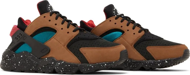 Nike Air Huarache 'Light British Tan Geode Green' Sneakers, Brown