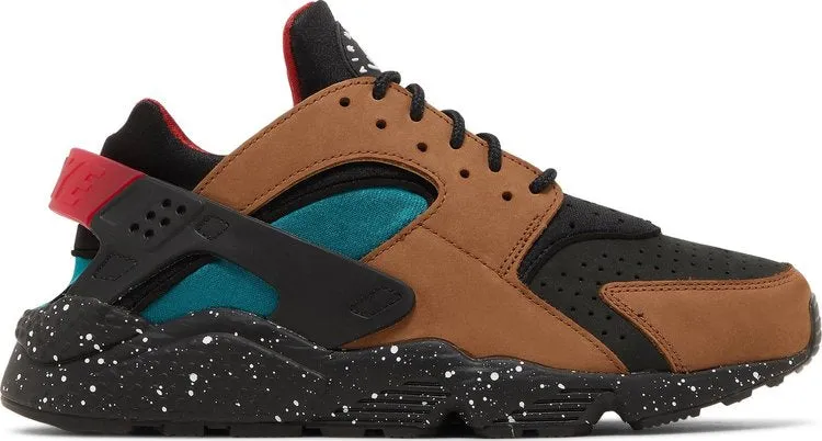 Nike Air Huarache 'Light British Tan Geode Green' Sneakers, Brown
