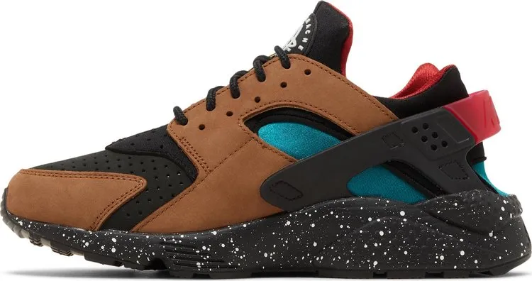 Nike Air Huarache 'Light British Tan Geode Green' Sneakers, Brown