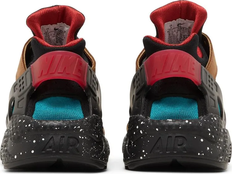 Nike Air Huarache 'Light British Tan Geode Green' Sneakers, Brown