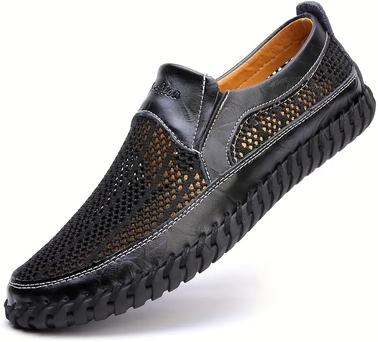 Plus Size Men's Beach Water Shoes - Breathable, Non-Slip, Comfy, Quick-Drying, Lightweight, Casual Shoes for Outdoor Activities, Summer, Water Sports, Beach Volleyball, and Hiking