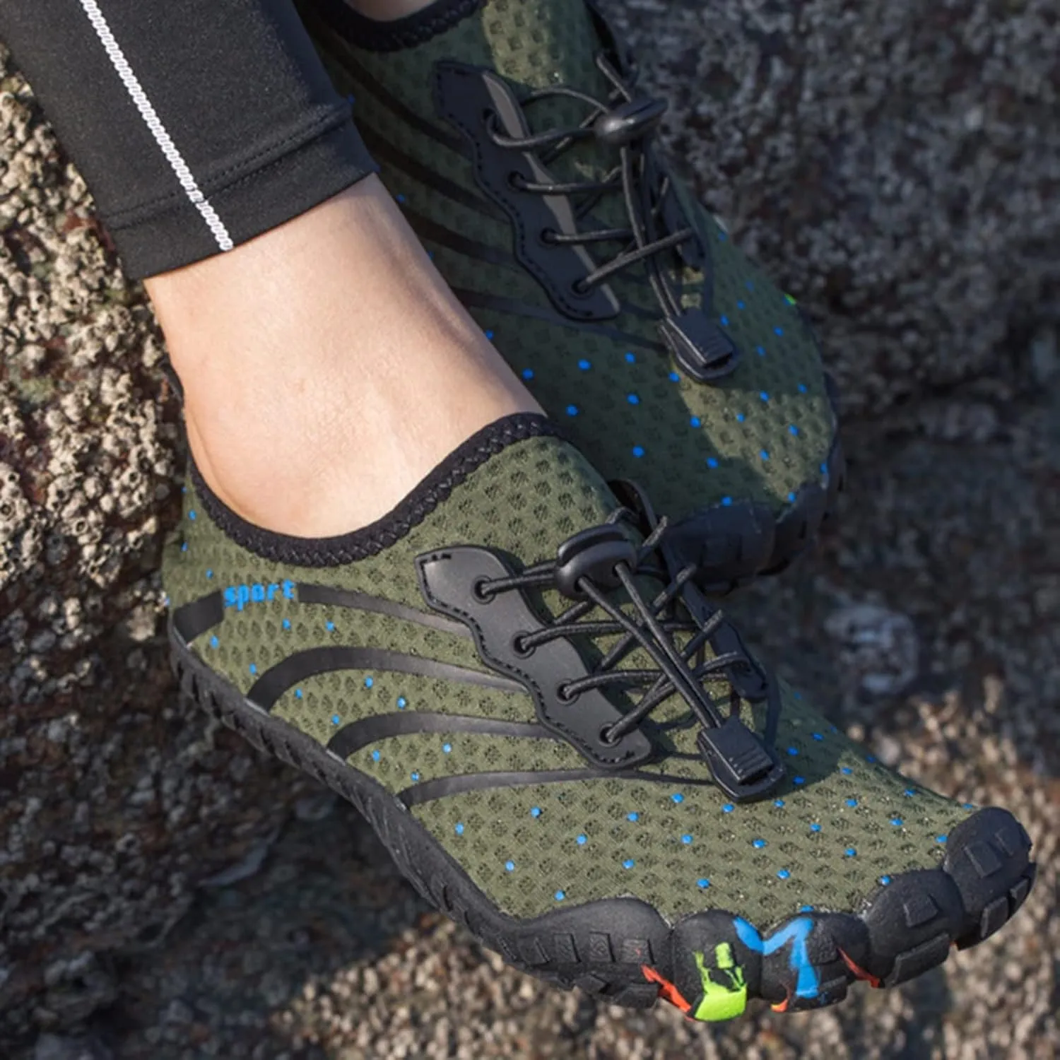 Quick-Dry Hiking Water Shoes Men,Beach Aqua Surf Barefoot Shoes Women,Lightweight Non-Slip Pool Diving Swim Shoes,Unisex,for Diving Kayaking Yoga