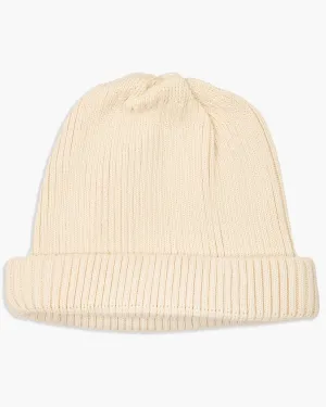 RoToTo R5021 Cotton Roll Up Beanie - Ivory