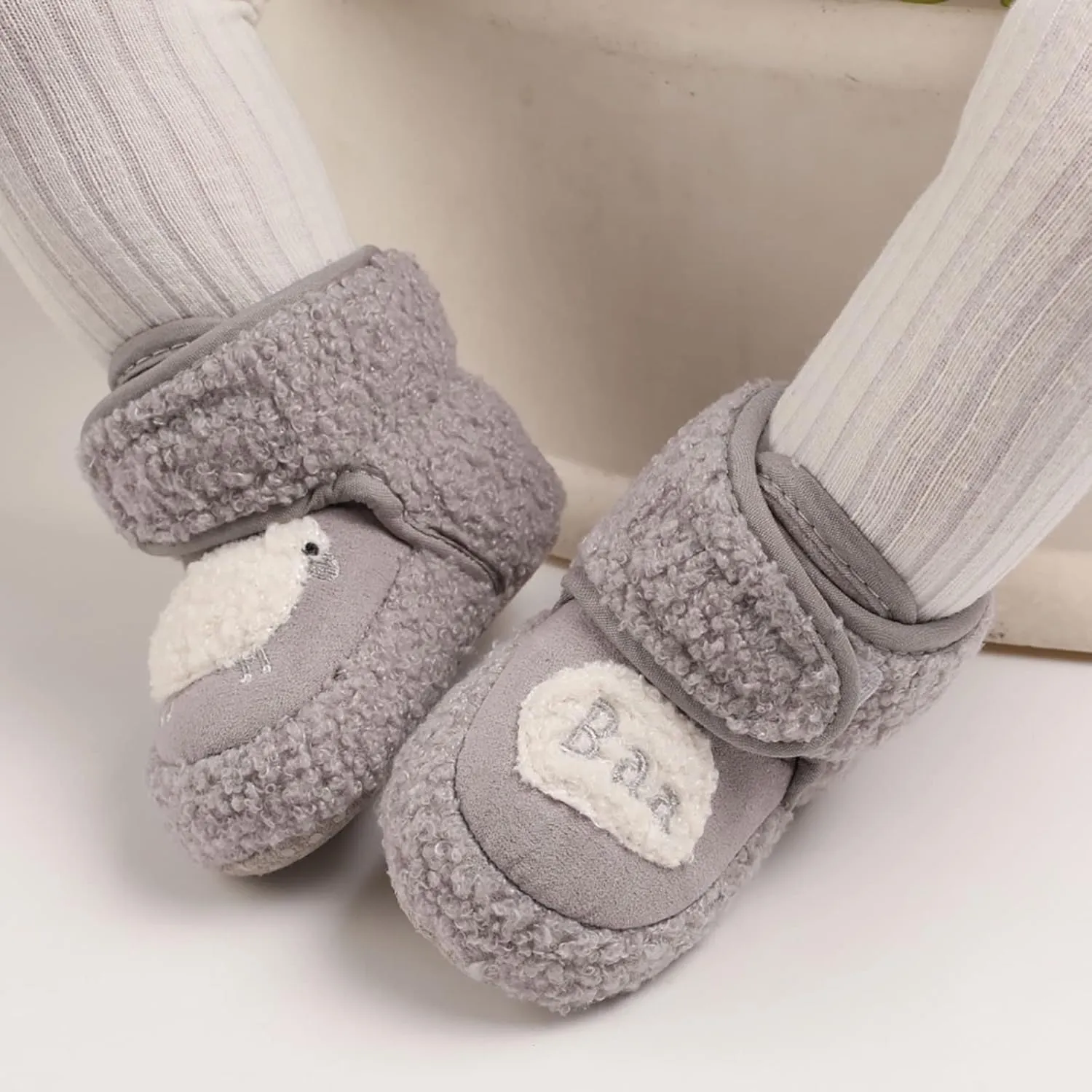 School Shoes for Baby Soft Warm Shoes Soft Booties Comfortable Boots Infant Toddler Warming Home Shoes Snow Boots