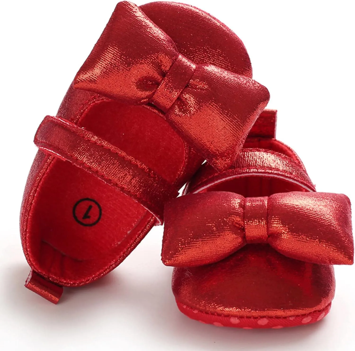 sfdgfhyf Running Shoes Children Baby Shoes Boys Girls Floor Sports Shoes Flat Bottom Non Slip Hook Loop Solid Color Bow