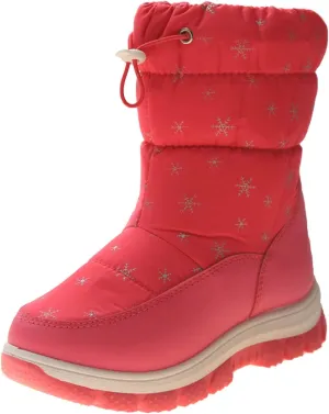 sfdgfhyf Toddler School Boots Fashion Winter Children Snow Boots Boys And Girls Thick Soles Non Slip And Upper Mid Calf