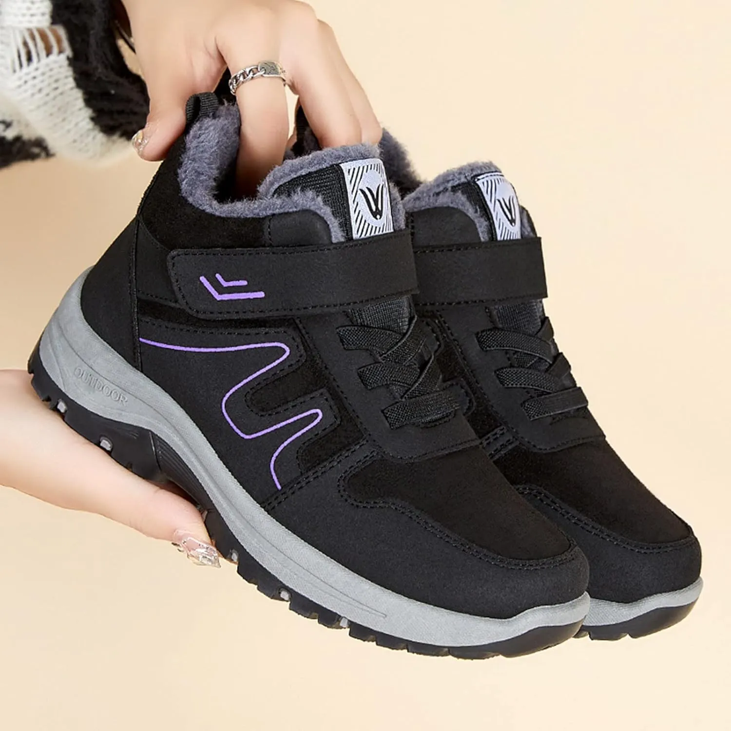 Short Winter Boots for Women Womens Slip on Snow Boots Waterproof Insulated Women Winter Boots Wide Slip Resistant Waterproof Work Boots for Women Women's Tall Winter Boots Wide Width