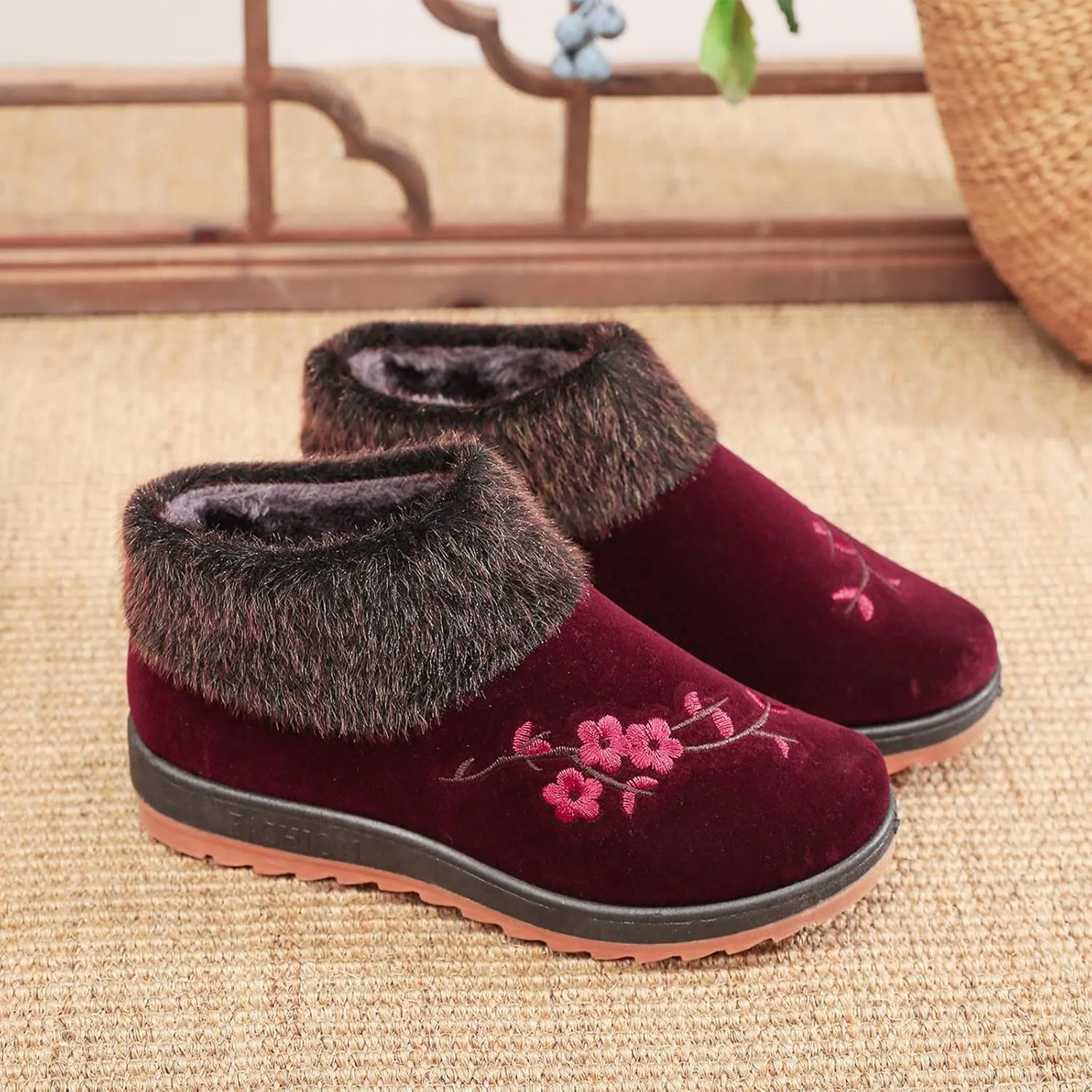 Slip on Winter Boots for Women Wide Women Waterproof Snow Boots Size 7 Womens Snow Boots Waterproof Size 8 Chunky Heel Winter Boots for Women Botas De Invierno Para Mujer Elegantes
