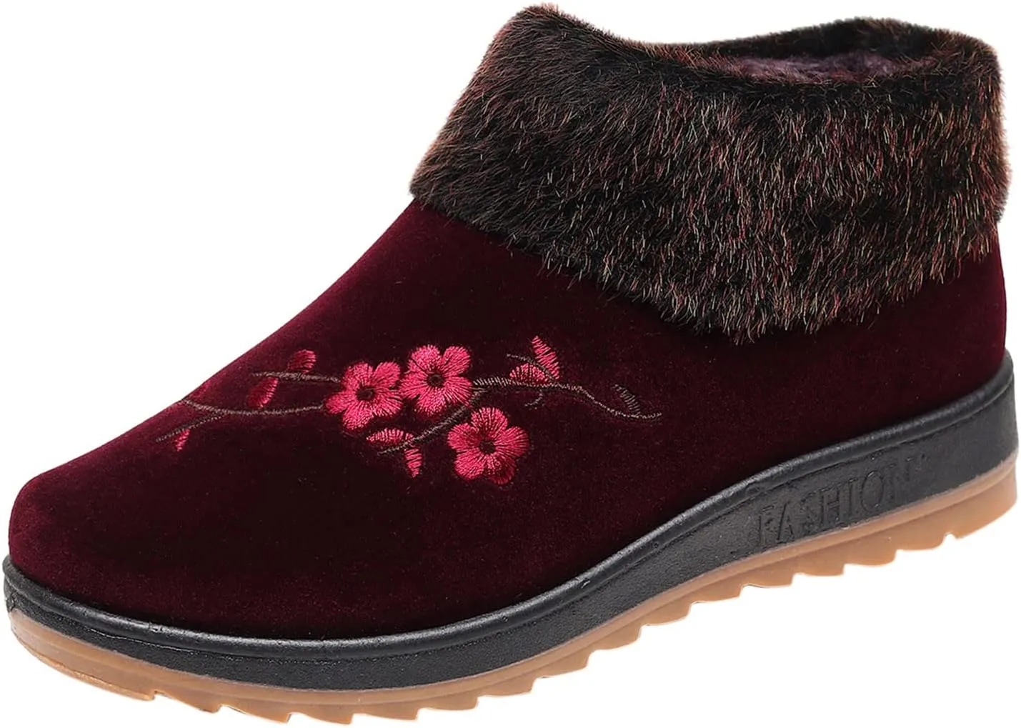 Slip on Winter Boots for Women Wide Women Waterproof Snow Boots Size 7 Womens Snow Boots Waterproof Size 8 Chunky Heel Winter Boots for Women Botas De Invierno Para Mujer Elegantes